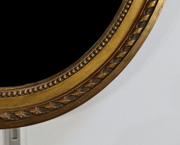 Oval mirror Louis XVI - Early XXth century