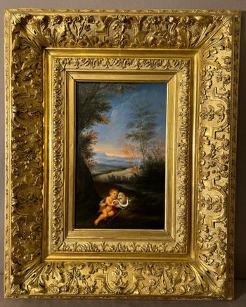 painting Oil on canvas late 18th early 19th century