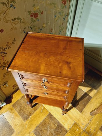 Chiffonniere Table In Cherry From The Directoire Period.