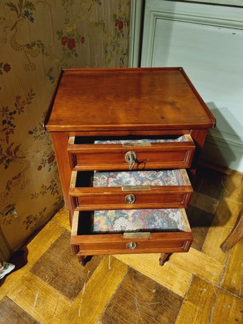 Chiffonniere Table In Cherry From The Directoire Period.