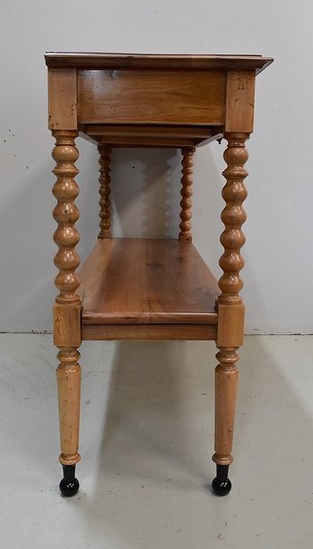 High Trolley in Solid Blond Walnut, Louis Philippe Period - Mid-19th Century