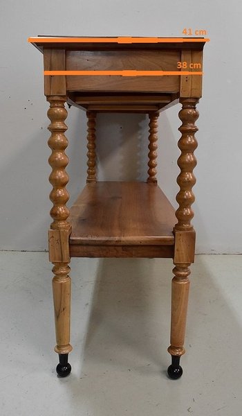 High Trolley in Solid Blond Walnut, Louis Philippe Period - Mid-19th Century