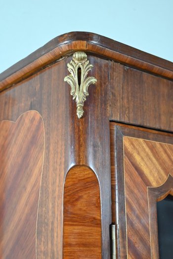 Bookcase in Rosewood and Indigenous, Louis XV period – 18th century