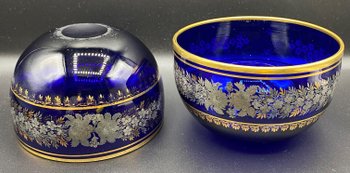 PAIR OF SÈVRES CRYSTAL BOWLS