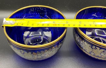 PAIR OF SÈVRES CRYSTAL BOWLS