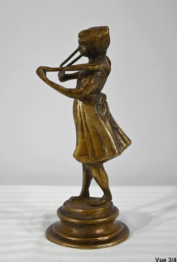 Bronze "Der Geiger" - Ende des 19. Jahrhunderts