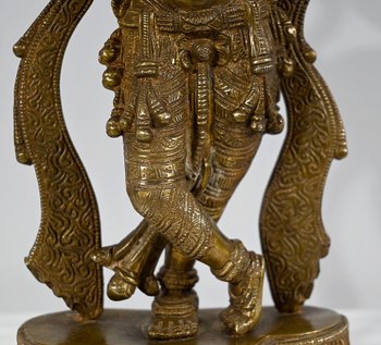 Bronzo "Krishna" - Fine del XIX secolo