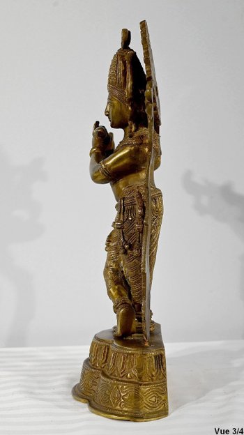 Bronzo "Krishna" - Fine del XIX secolo