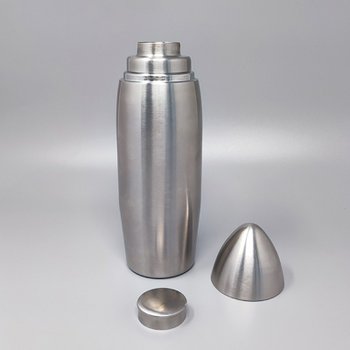 1960 Magnifique Shaker à Cocktail "Bullet" en Acier Inoxydable. Fabriqué en Italie