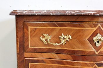 Petite Commode en Bois d’If et de Cormier, style Louis XIV – XVIIIe