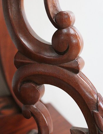 Mahogany Serving Console, Napoleon III Period - 1850