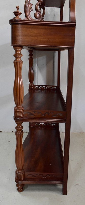 Mahogany Serving Console, Napoleon III Period - 1850