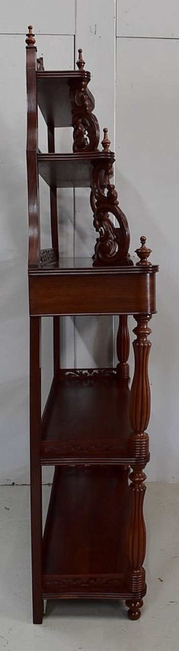 Mahogany Serving Console, Napoleon III Period - 1850