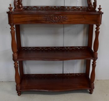 Mahogany Serving Console, Napoleon III Period - 1850