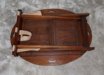 “Butler” boat table on trestles – late 19th century