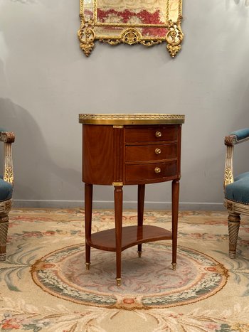 Louis XVI Mahogany Salon Table Circa 1780