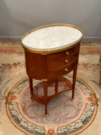 Louis XVI Mahogany Salon Table Circa 1780