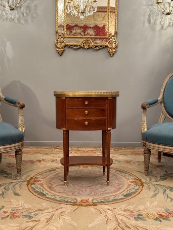 Louis XVI Mahogany Salon Table Circa 1780