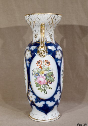 Important Bayeux Porcelain Vase - Late 19th Century