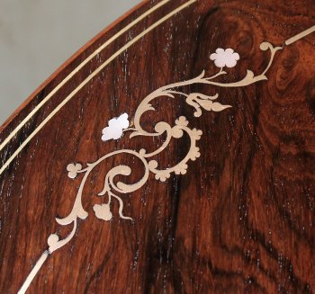 Small Rio Rosewood Shutter Table, Napoleon III Period – Mid-19th Century