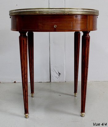 Mahogany Bouillotte table, Louis XVI style - Early 20th century