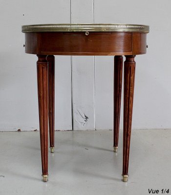 Mahogany Bouillotte table, Louis XVI style - Early 20th century