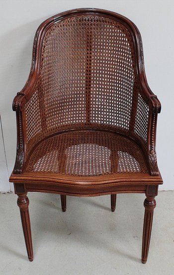 Suite of Mahogany Armchairs, Louis XVI Style - Early 20th Century