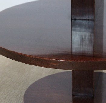 Solid Mahogany Coffee Table, Art Deco – 1930s