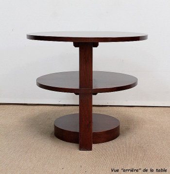 Solid Mahogany Coffee Table, Art Deco – 1930s