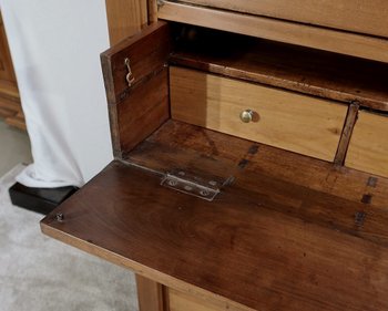 Property Showcase Chest of Drawers in Solid Cherry, Empire Period - Early 19th Century