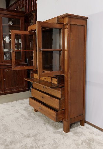 Property Showcase Chest of Drawers in Solid Cherry, Empire Period - Early 19th Century