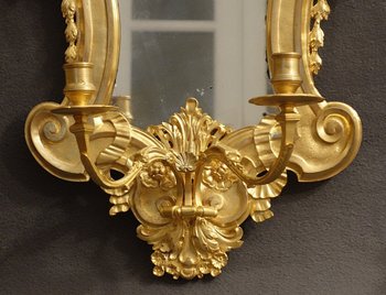 Pair Of Large Louis XIV Sconces, XIXth