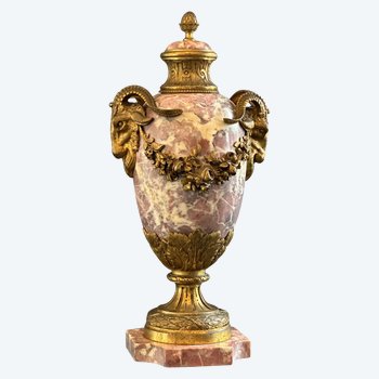 Napoleon III Period Marble Covered Vase Circa 1870