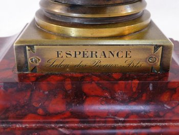 Felix Pierre RICHARD "ESPERANCE" Bronze du 19eme siecle