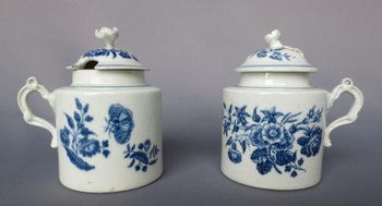 Porcelaines De Caughley XVIIIe Siècle.