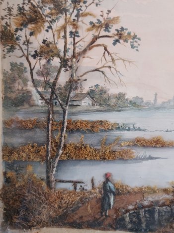 Vue de l'îlot sur Lescaut 1808