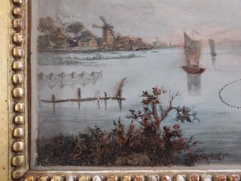 View of the canal from Ypres to Furnes 1808