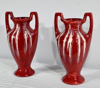 Pair of Ceramic Vases, Art Nouveau - 1900