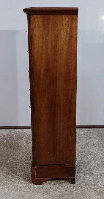 Narrow Mahogany Semainier - Late 19th century