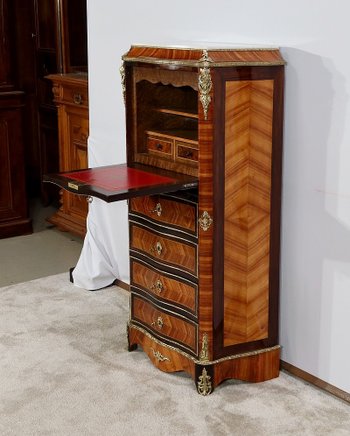 Precious Wood Secretary, Napoleon III period - Mid 19th century