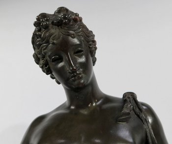 Important Bronze " Narcissus " by M. Amodio - End of XIXth century