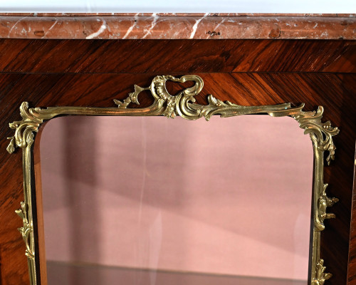 Vitrine 2 Portes en Palissandre, style Louis XV, époque Napoléon III – Milieu XIXe