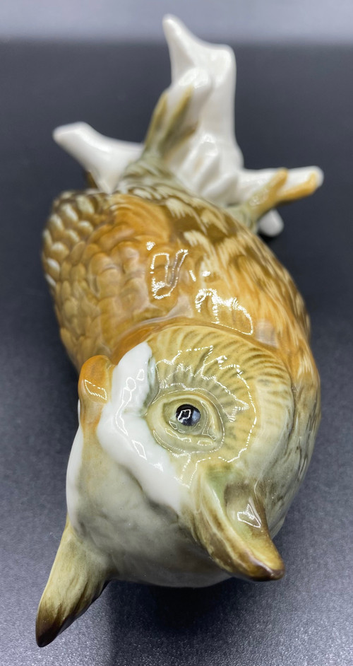 HIBOU PORCELAINE ÉMAILLÉE 