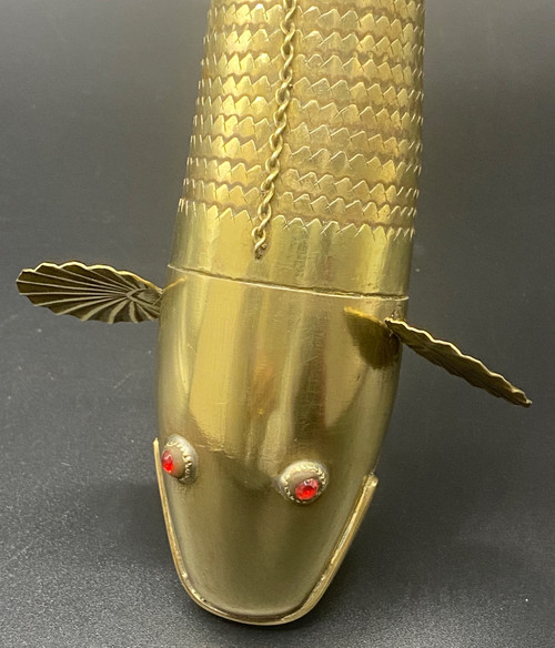 ARTICULATED BRASS FISH