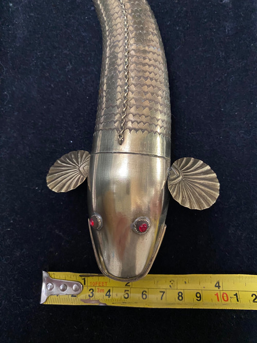 ARTICULATED BRASS FISH