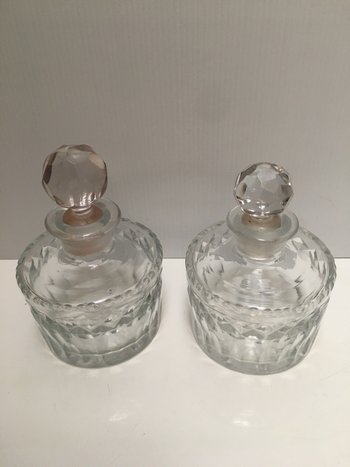 Coppia di boccette di profumo BACCARAT circa 1830