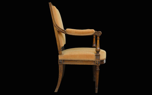 Louis XVI armchair Backrest à la reine