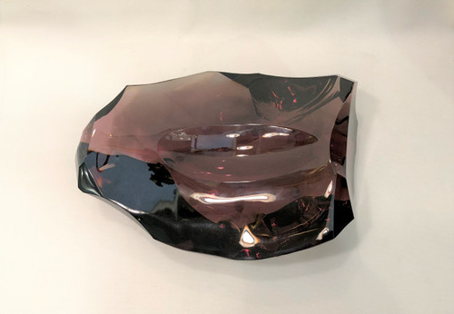 Large vacuum pocket stamped BACCARAT showing a block of crystal