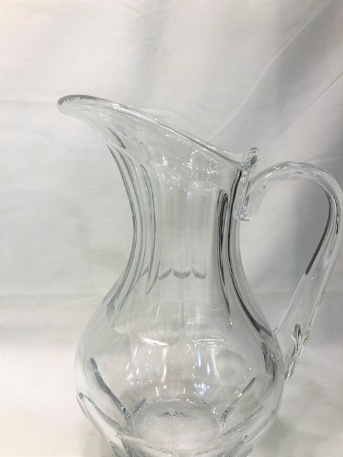 Water jug / pitcher stamped BACCARAT HARCOURT model 29 cm Numbered 56 / 75