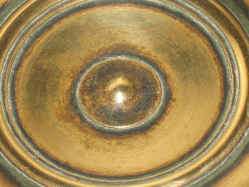 Pair of bronze cups in the Louis XVI style, 19th century Restoration period